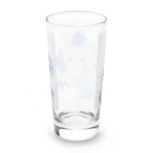 Blue Bayouの朝顔とみるちょこもーたん Long Sized Water Glass :back