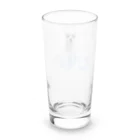 角刈りの犬の角刈りの犬　くものうえver Long Sized Water Glass :back