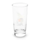 オカメ日記chのオカメインコのグッズ Long Sized Water Glass :back