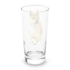 柴犬おかゆのグッズ販売店の柴犬おかゆ Long Sized Water Glass :back