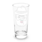 金剛力ぷりすけ像のブルーアイズ女スパイ田中ことこ Long Sized Water Glass :back