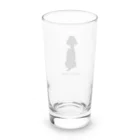 ドリルの黒ビーグル後ろ姿_MADE IN CHINO Long Sized Water Glass :back