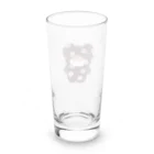 asami_sanの花がらのもこもこ Long Sized Water Glass :back