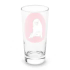 ふくふく商店の長沢芦雪の「あの犬」※日の丸バージョン Long Sized Water Glass :back