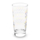 おおくわあやの黄色いお花とうさぎ Long Sized Water Glass :back