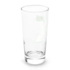 mini gecooperの餌欲しそうにこちらを見つめるグランディスヒルヤモリ Long Sized Water Glass :back