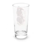 NAMI★HANA屋の日本の妖怪_濡れ女(ぬれおんな)小豆色 コップ類 Long Sized Water Glass :back
