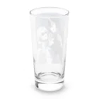 田舎の神社の守り神のかみーぬ Long Sized Water Glass :back