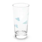 soraの紙飛行機に乗った猫のさぶろう Long Sized Water Glass :back