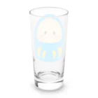 うさのこの青だるま Long Sized Water Glass :back