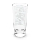 米農家の絵描きのもさもさ霜さん Long Sized Water Glass :back