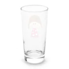 らぶたんらんどのラブリーな三つ編みの女の子 Long Sized Water Glass :back