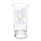 猫舌と肉球のカラフル Long Sized Water Glass :back