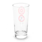 矢道のたんぽぽ －SUZURI店－の追越し禁止 Long Sized Water Glass :back