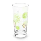 Miiiさんの爽やかライムとウッサ氏 Long Sized Water Glass :back