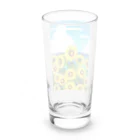 ふーみんのヒマワリ Long Sized Water Glass :back