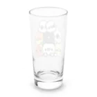 すぅまる☻のゆるかわ！鳥さん大集合！ Long Sized Water Glass :back