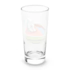 猫原のしの真夏はスイカプールで避暑 Long Sized Water Glass :back