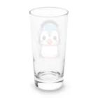 Vasetti_pressのヘッドホンを付けているペンギン Long Sized Water Glass :back