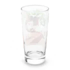 nekousagi*∩..∩の【ロゴ無】①夏のトラミ兄ちゃん Long Sized Water Glass :back