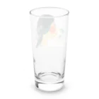 鳥救うSUZURIの『こんなところにオレンジ』【寄付付き商品】 Long Sized Water Glass :back