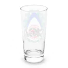 LalaHangeulのぎがばいと 鮫デザイン Long Sized Water Glass :back