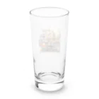 gomashio8899のアートのしろ Long Sized Water Glass :back