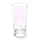 ゆ。のピンクの子 Long Sized Water Glass :back