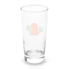 なでしこ@デザインの応援してくれるタコさんウィンナー Long Sized Water Glass :back