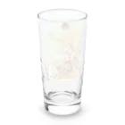 色えんぴつで描く世界🌈のくまちゃんの庭 Long Sized Water Glass :back