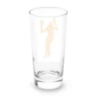 anko.23collectionのオレンジのクマ Long Sized Water Glass :back