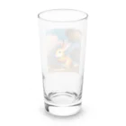 mikkunchamaのかわいいうさぎのイラストグッズ Long Sized Water Glass :back