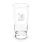 テルのビジネス大学のショップの可愛い犬と少女 Long Sized Water Glass :back