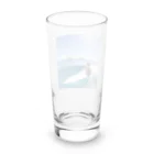 たかみーショップのサーフィンネコリアル Long Sized Water Glass :back