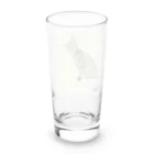 コハクのカーテンレールから見下ろすコハク Long Sized Water Glass :back