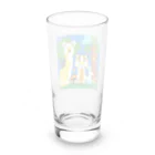 にゃんこショップのレインボーアニマル Long Sized Water Glass :back