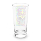 jack_and_beanのヘビーメタルでロックなスカル Long Sized Water Glass :back