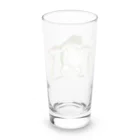 N谷スタジオのツノガエルの親子えっさほいさ Long Sized Water Glass :back