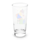 草原で走りたいの牛乳を注ぐカレイ子さん Long Sized Water Glass :back