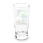 むめみの可愛いアイテムショップ⭐︎の北欧調の自然とオーロラのある景色 Long Sized Water Glass :back