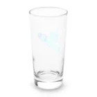 satoayaのアニマルカフェのドリンクマ　ラムネ Long Sized Water Glass :back