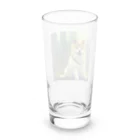 nyanwan3377のいぬ　秋田犬　かわいい Long Sized Water Glass :back