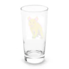 TAIGAのお店のクマ？うさぎ？ライオン？ Long Sized Water Glass :back