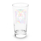 可愛い猫ちゃんのサイケデリック白猫ちゃん Long Sized Water Glass :back