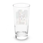 れおん&ぷりんす倶楽部のサングラスをかけたクールな犬 Long Sized Water Glass :back