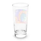 チワワ愛好家ショップのカボチャの秘密！中にはチワワが隠れている Long Sized Water Glass :back