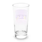 3pomeranian-leo-house　グッズショップのGothic & Lolita  ポメラニアン　紫　 Long Sized Water Glass :back
