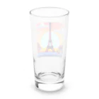 shibasannのフランスの風景のピクセルアート Long Sized Water Glass :back