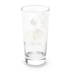 ecoartiqueの非常に非常にグラフィックtシャツのような頭蓋骨のコーヒー Long Sized Water Glass :back