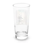 ルノルノの自転車でお買い物パンダくん Long Sized Water Glass :back